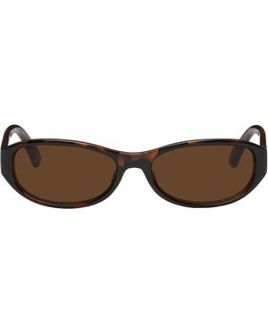 Le Specs Lunettes De Soleil Dont Cha Brunes - Marron