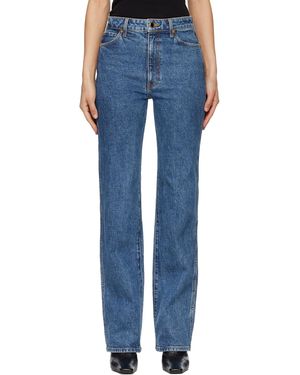 KHAITE Danielle Stretch Jeans - Blue