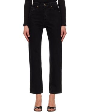 KHAITE ブラック Abigail ジーンズ