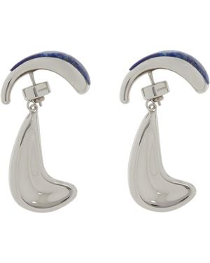 KHAITE Cyclone Earrings - White