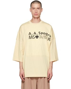 A.A.Spectrum光谱 Portrait T-shirt - Natural