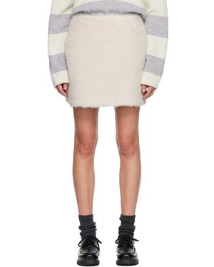 Moncler Off- Teddy Miniskirt - Multicolour