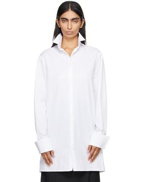 MM6 by Maison Martin Margiela Spread Collar Shirt - White