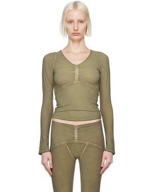 KNWLS Khaki Ghost Long Sleeve T-Shirt - Green