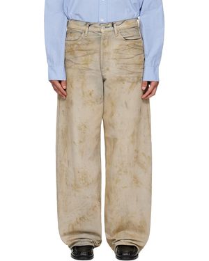 Acne Studios Loose Fit 1981 Jeans - Natural