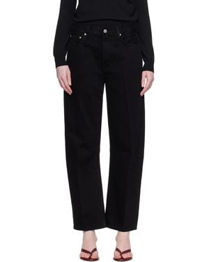 Citizens of Humanity Miro Long Relaxed Jeans - Black