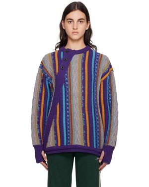 Adererror Buttoned Jumper - Blue