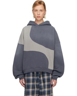 ERL Wave Hoodie - Blue