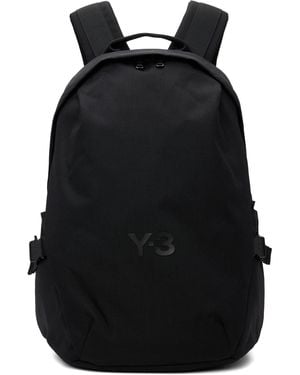 Y-3 Bonded-Logo Backpack - Black