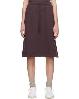 Fear Of God Drawstring Midi Skirt - Red