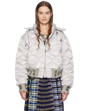 Chopova Lowena Lovey Puffer Jacket - White