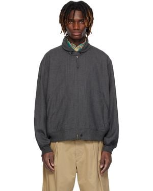 Engineered Garments Ll Bomber Jacket - Black