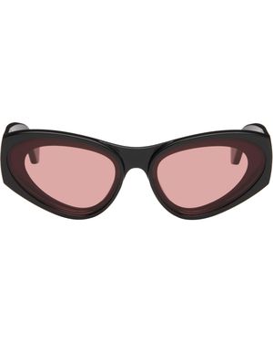 Loewe Paula's Ibiza Goggle Cat-Eye Sunglasses - Black