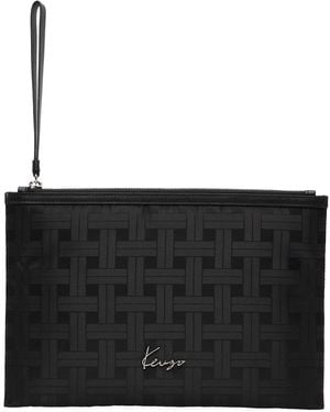 KENZO Paris Mura' Large Pouch - Black