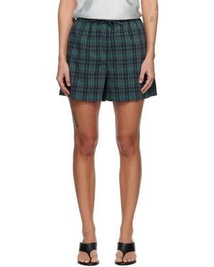Rohe Check Boxer Shorts - Blue