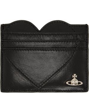 Vivienne Westwood Heart Card Holder - Black