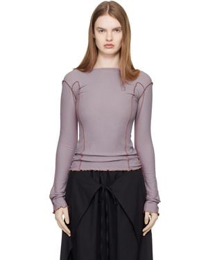 Baserange Omato Long Sleeve T-Shirt - Purple