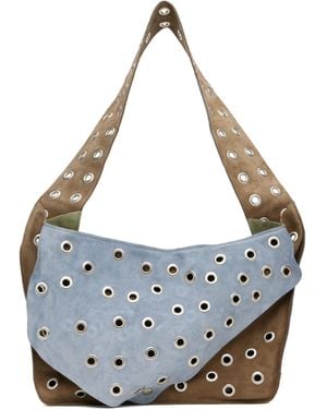 SC103 Record Messenger Bag - Blue