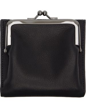 Yohji Yamamoto Clasp M Wallet - Black