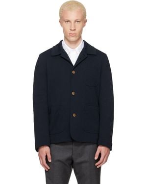 Thom Browne Compact Milano Shirt Jacket - Blue