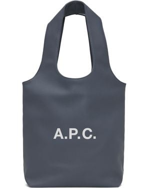 A.P.C. Ninon Small Tote - Blue