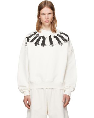 Palm Angels Off- Big Neck Logo Loose Sweatshirt - Multicolour