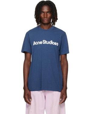 Acne Studios Graphic T-Shirt - Blue