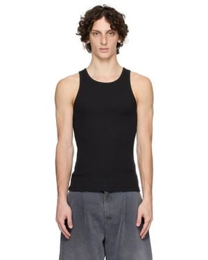 Amiri Ma Tonal Tank Top - Black