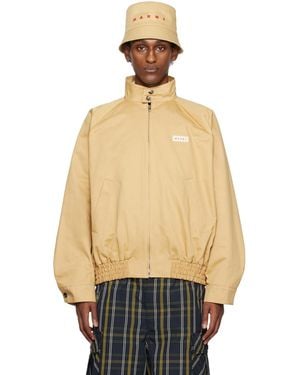 Marni Beige Oversized Jacket - Natural