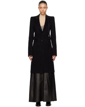 Ann Demeulemeester Gudrun コート - ブラック