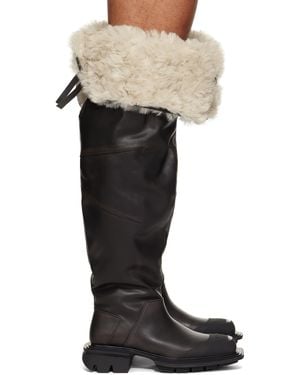 untitlab Snow Fisherman Tall Boots - Black