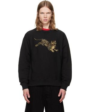 KENZO Paris Jumping Tiger' Sweatshirt - Black