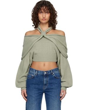 Balmain Long-Sleeve Silk Jumper - Multicolour