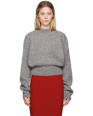 Jacquemus Les Classiquesコレクション グレー La Maille セーター