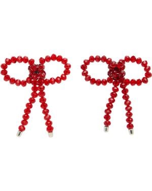 1CONCEPT Lady Ribbon Earrings - Red