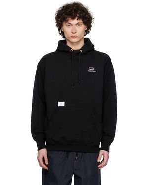WTAPS Pull À Capuche 'Wut' Noir
