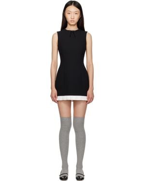 ShuShu/Tong Sleeveless Slim-Fit Minidress - Black