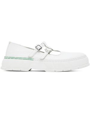 Viron Flâneurs de style charles ix 2001 blancs en cuir appleskinTM - Noir