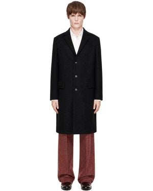 Dries Van Noten Wool Coat - Black