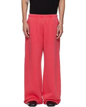 Les Tien Heavyweight Party Joggers - Red