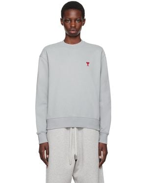Ami Paris ブルー Ami De Cœur スウェットシャツ - ブラック