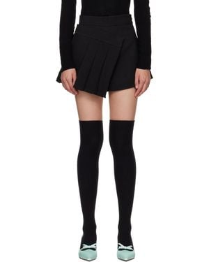 ShuShu/Tong Ssense Exclusive Pleats Skort - Black