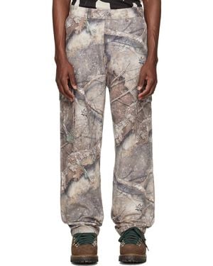 Represent Khaki Realtree Cargo Trousers - Multicolour