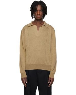 RECTO. Vintage Daddy Knit Polo - Black
