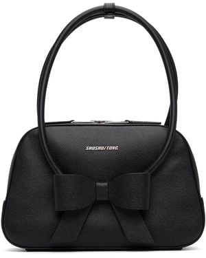 ShuShu/Tong Bow Ring Handle Bag - Black