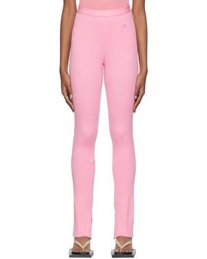 Courreges Rib Lounge Trousers - Pink