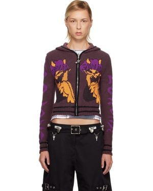 トップス Chopova Lowena Tammie Jo Hooded M Chopova Lowena Tammie Jo Zip-Up Cardigan in Blue | Lyst