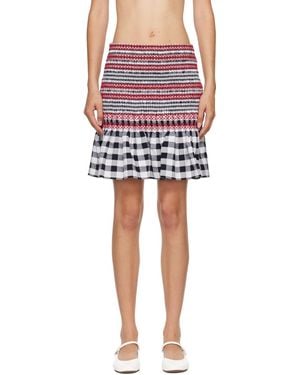 Molly Goddard Millie Miniskirt - Black