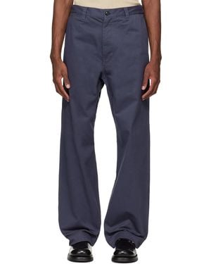 vowels Work Trousers - Blue