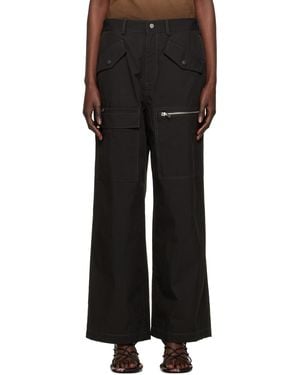 Dion Lee Slouchy Pants - Black